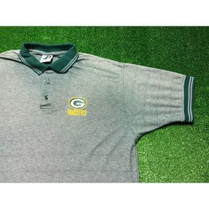 Vintage 90s NFL Green Bay Packers Men's Short Sleeve Polo Size XL